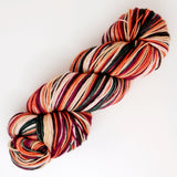 *Pre-order* Self-Striping Sock - Burgundy Sunday