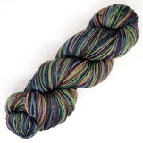 Self-Striping Sock - Deep Bark Woods