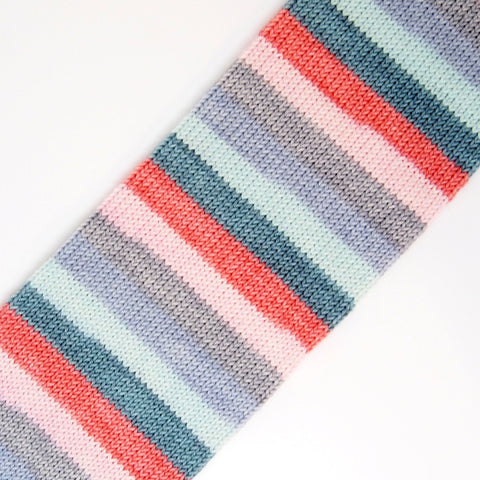 Self-Striping Sock - Delicate Clouds