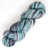 Self-Striping Sock - Fade to Black