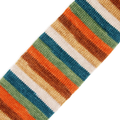 Self-Striping Sock - Patina Band