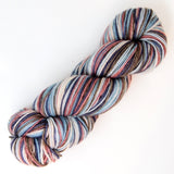 Self-Striping Sock - Rainy Clay