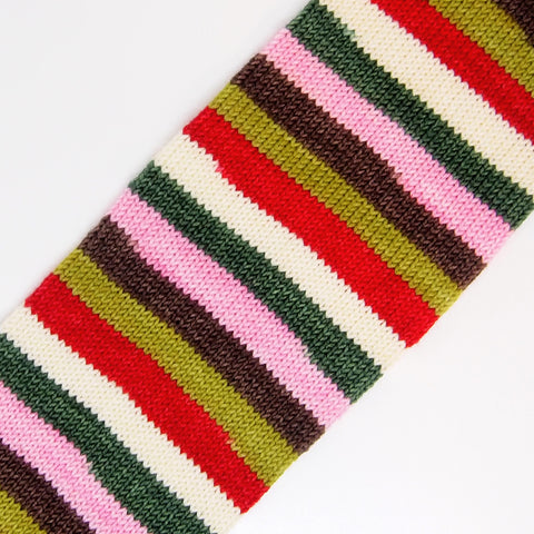 Self-Striping Sock - Resting Grinch Face