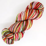 Self-Striping Sock - Resting Grinch Face