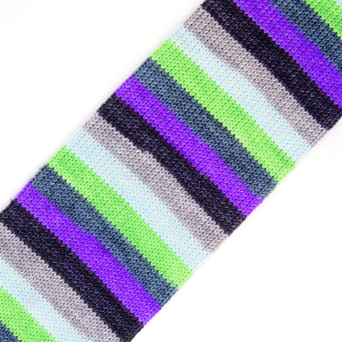 Self-Striping Sock - She Works Hard for the Punning