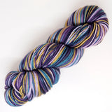 Self-Striping Sock - Purple Grain